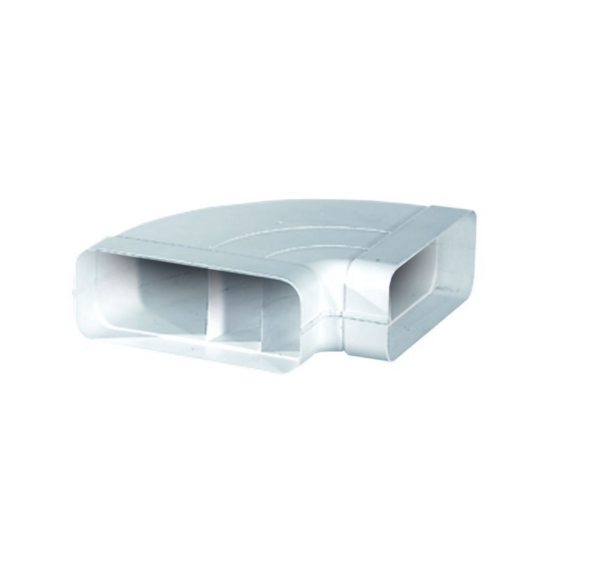 HR+ 220x90 Bocht 90° horizontaal